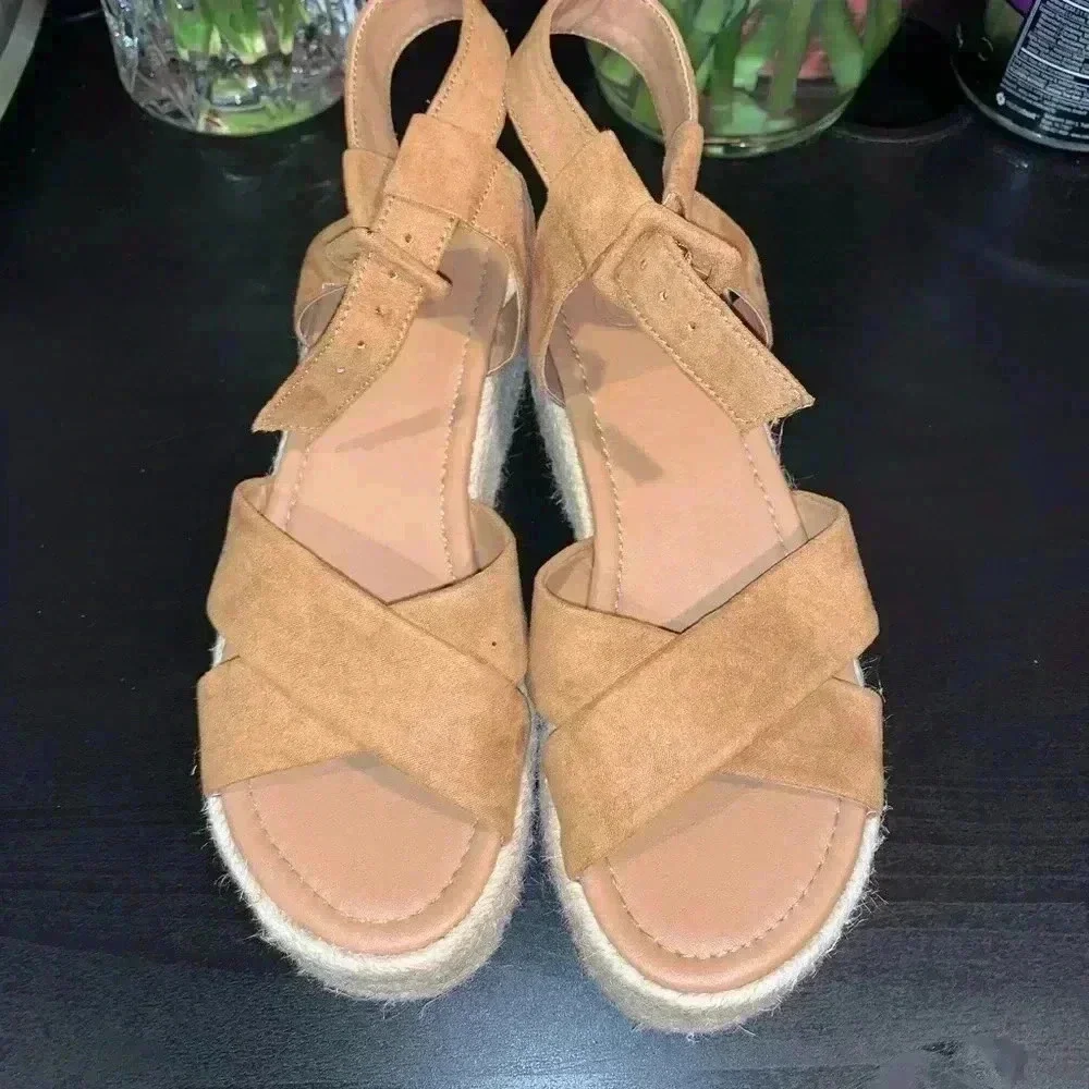 Urban Outfitters Brown Platform Sandals